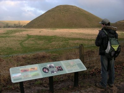 Zoltan ponders the mystery of Silbury Hill.