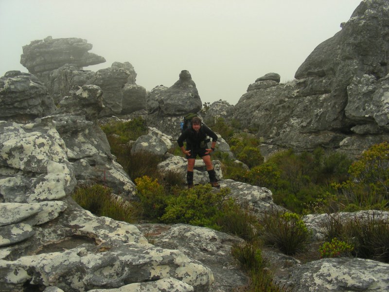 An All Black does the hakka on Table Mountain!